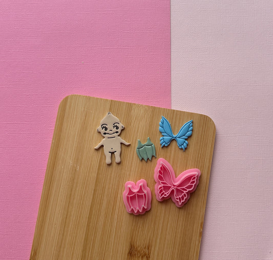 Kewpie Fairy Outfit Clay Cutter Set