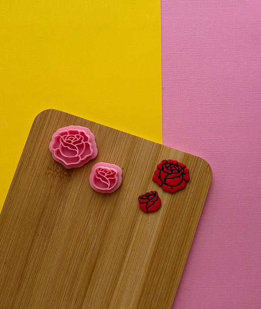 Traditional Rose Clay Cutter Set