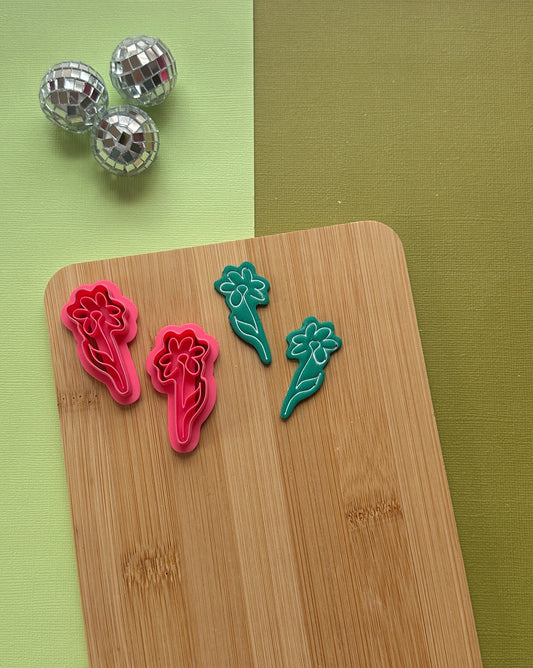 Flower Outline Clay Cutter Set