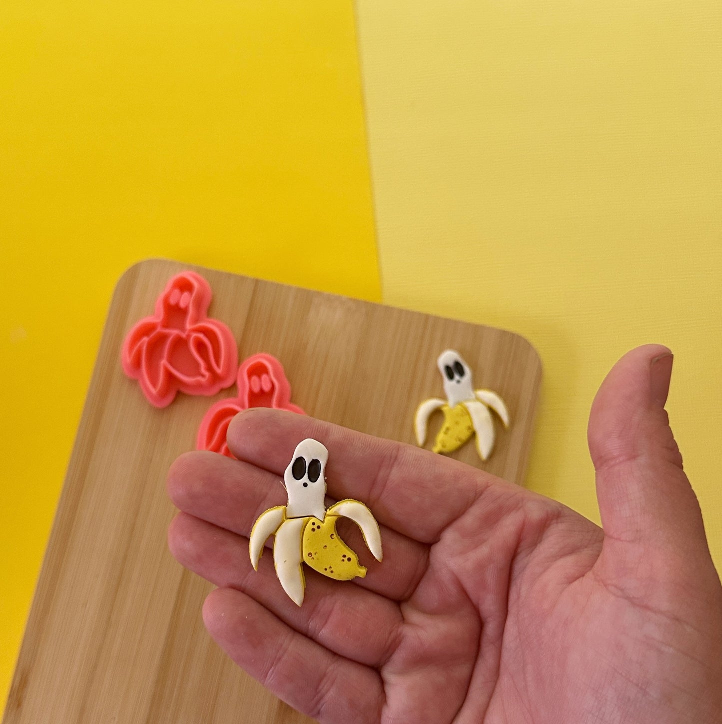 Ghost Banana Clay Cutter Set