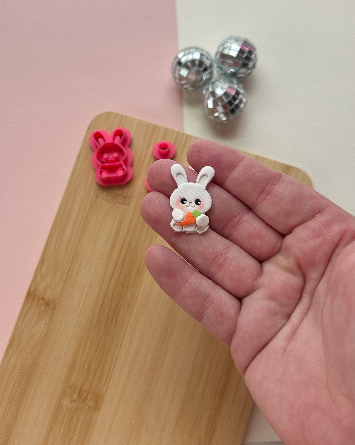 Bunny with Carrot Clay Cutter Set