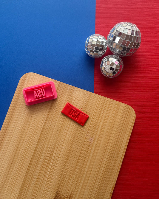 USA Vanity Plate Clay Cutter