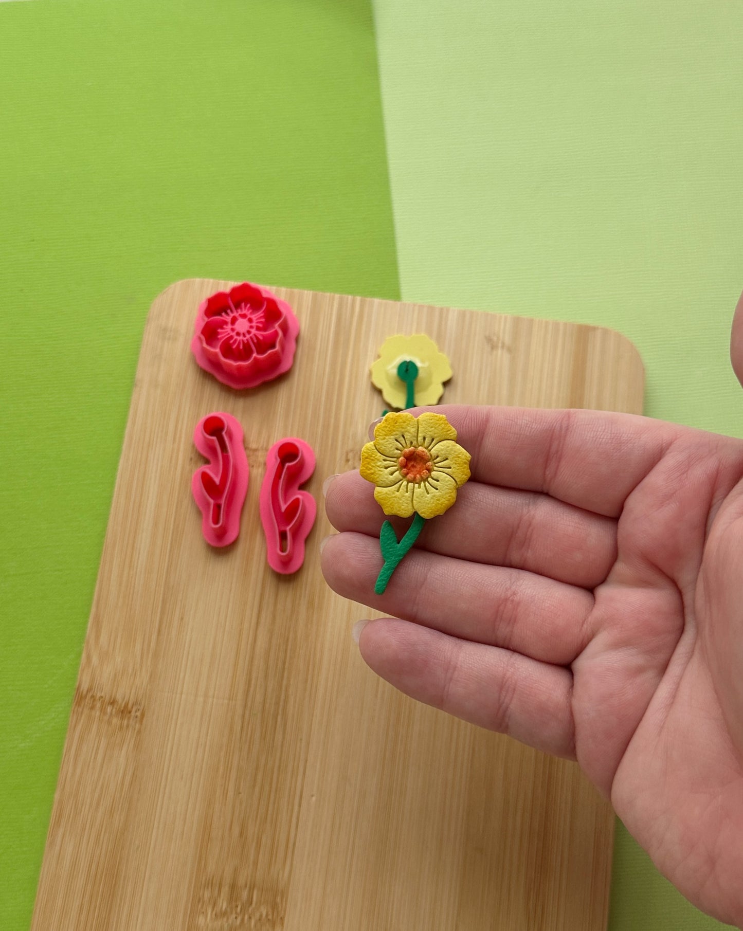Flower Earring Jacket 2 Clay Cutter Set