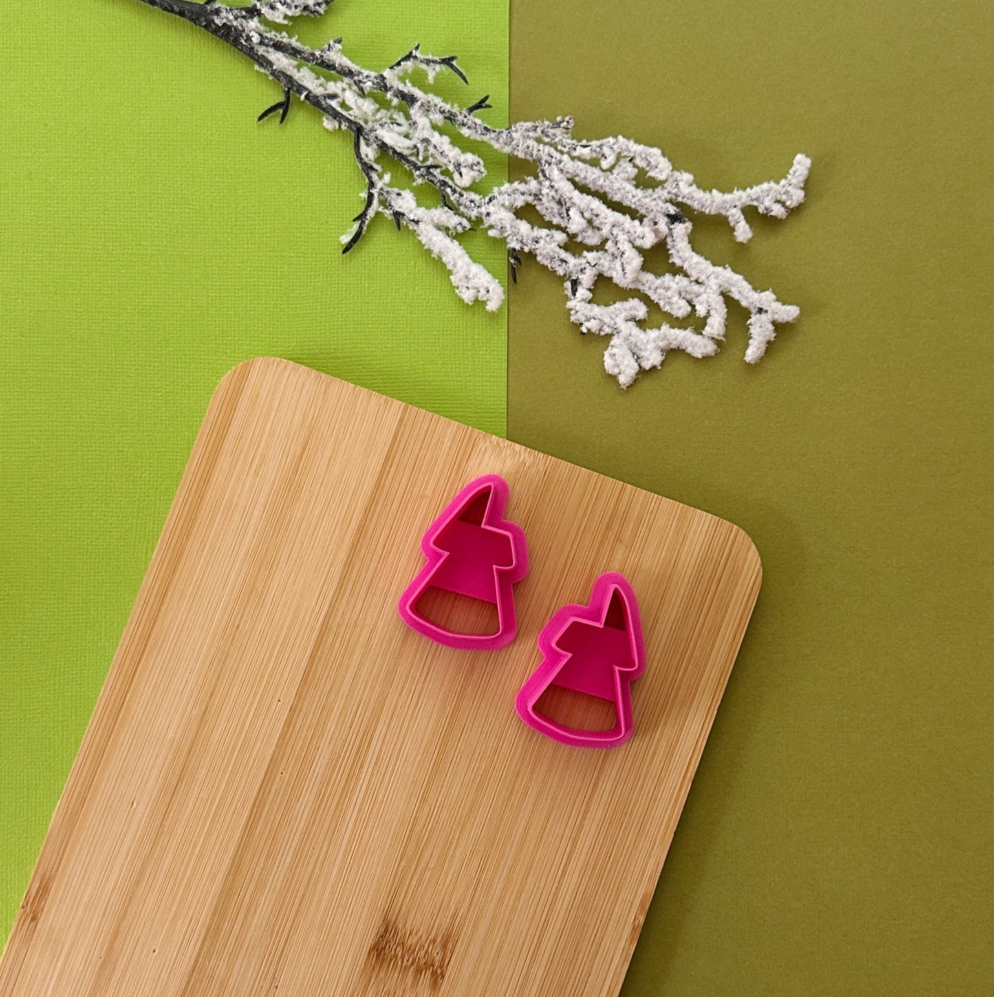 Christmas Tree Hoop Clay Cutter