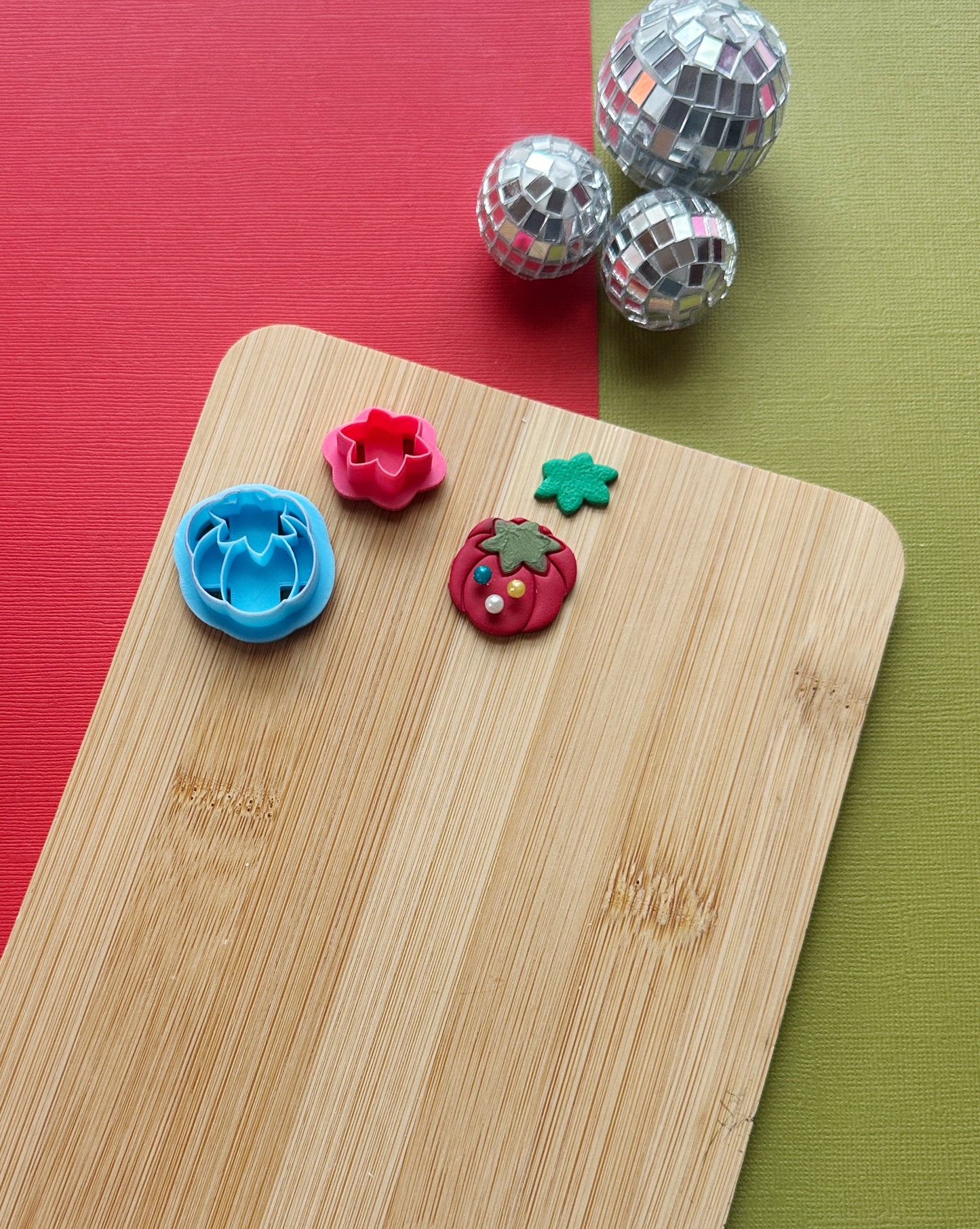 Tomato Pin Cushion Clay Cutter Set