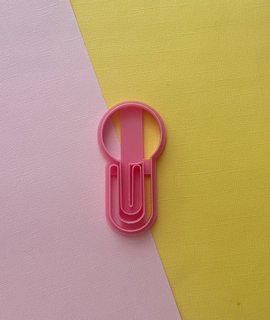 Circle Paperclip Bookmark Clay Cutter