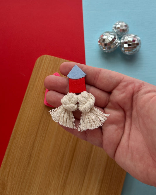 Firework Macrame Clay Cutter