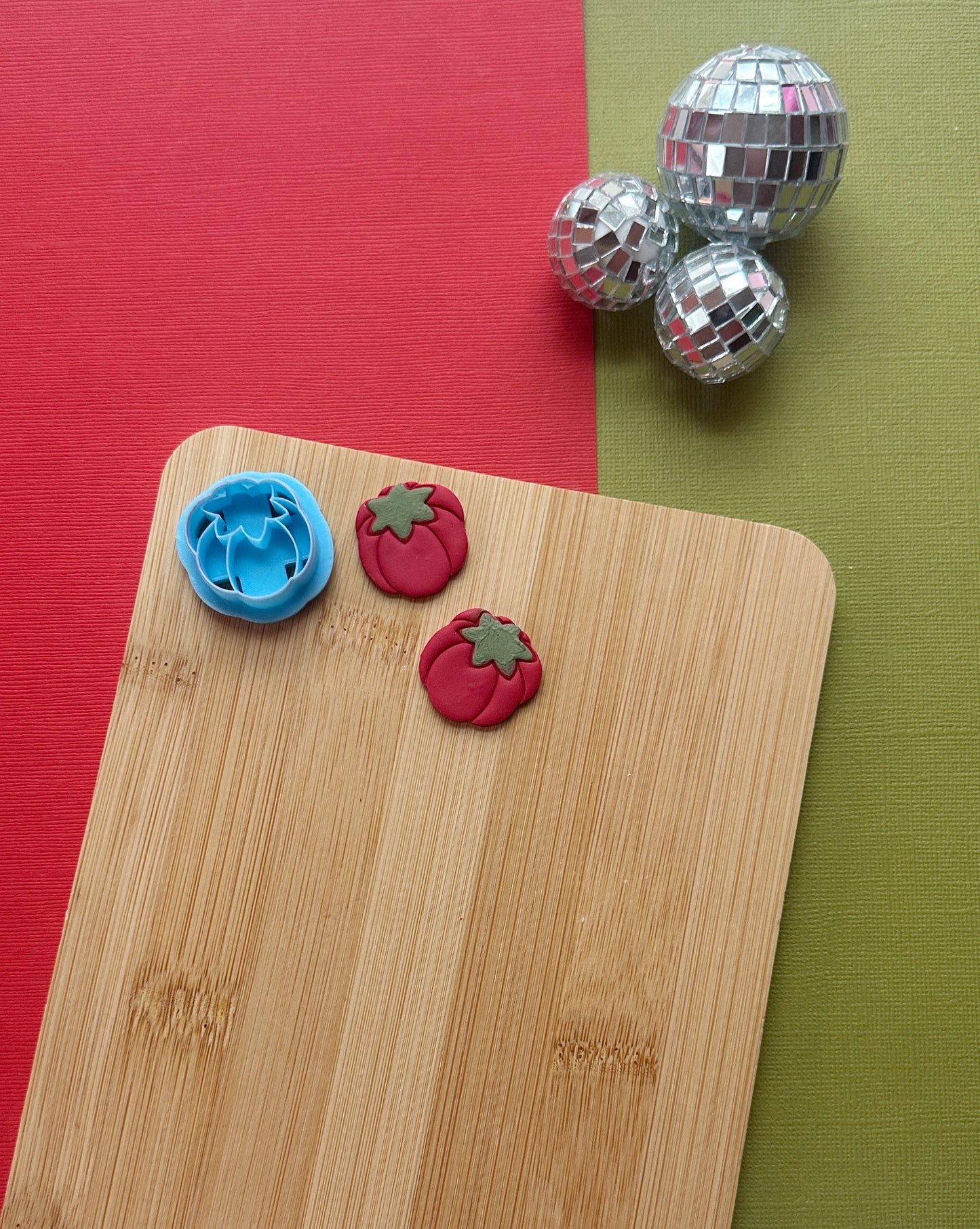 Tomato Pin Cushion Clay Cutter Set