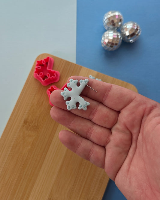 Snowflake Hoop Clay Cutter Set