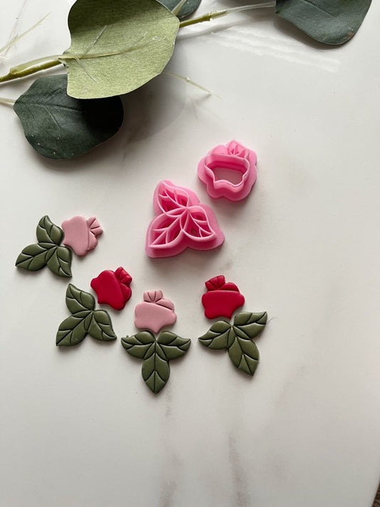 Fancy Rose Clay Cutter Set