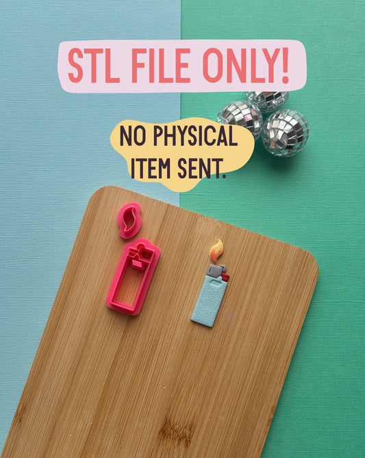 Lighter Clay Cutter STL FILE | DIGITAL DOWNLOAD