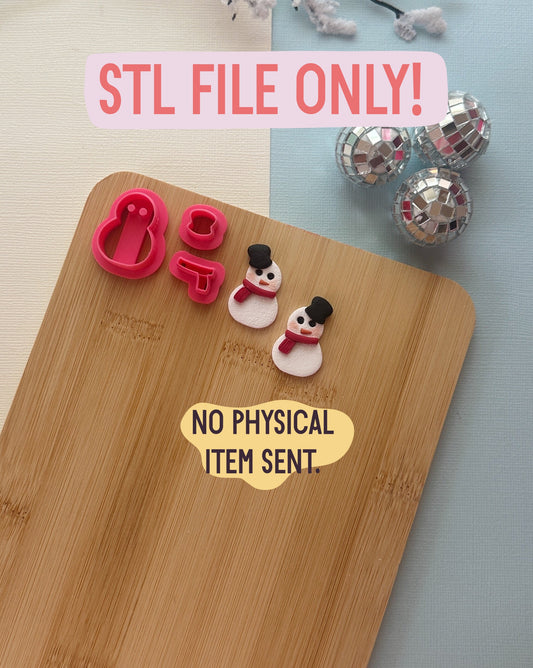 Snowman Builder STL FILE | DIGITAL DOWNLOAD