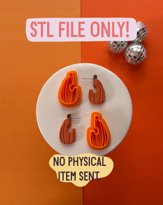 Pumpkin Hoop Clay Cutter STL FILE | DIGITAL DOWNLOADS
