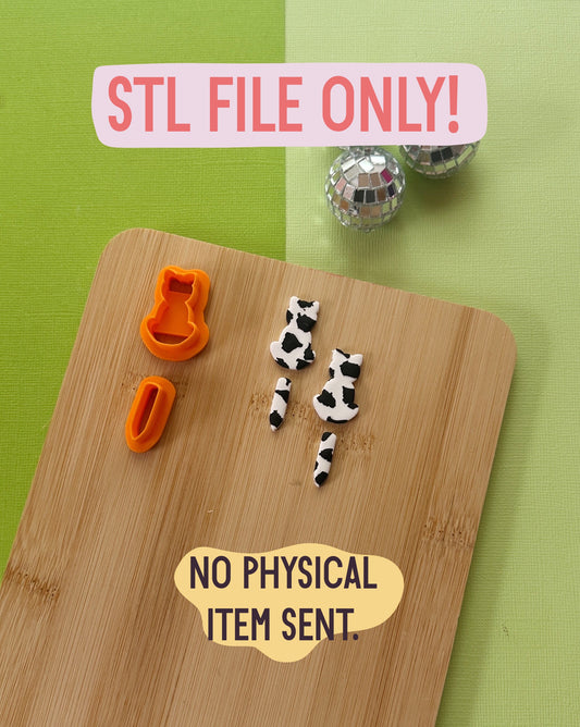 Cat Clay Cutter STL FILE | DIGITAL DOWNLOADS