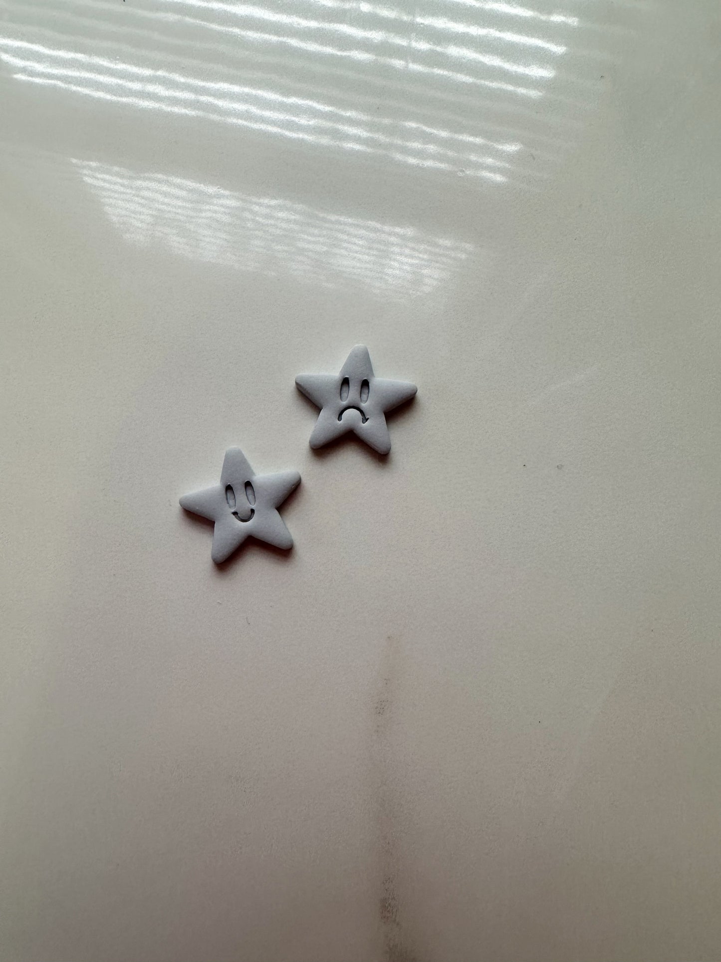 Happy/Sad Star Stud Clay Cutter Set