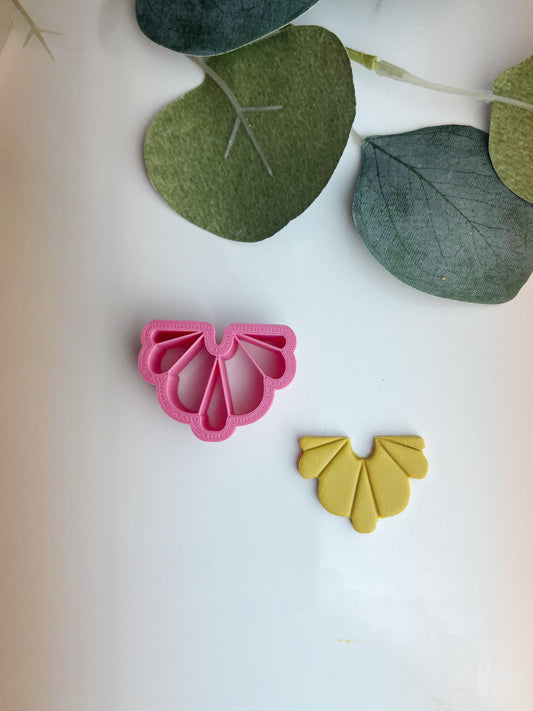 Half Floral Clay Cutter