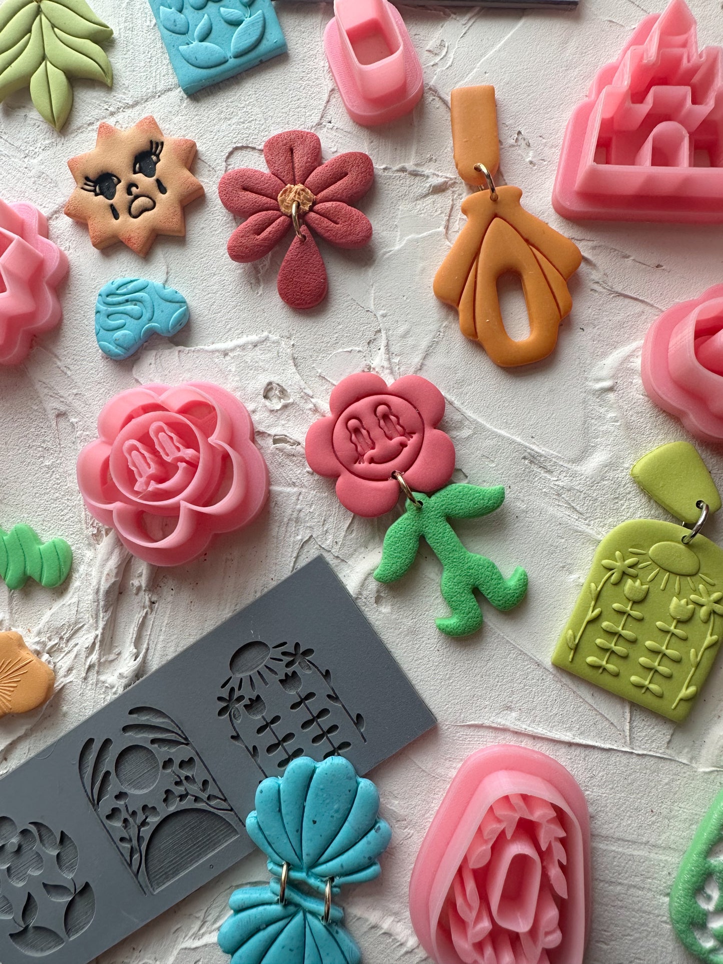 Walking Flower Clay Cutter Set