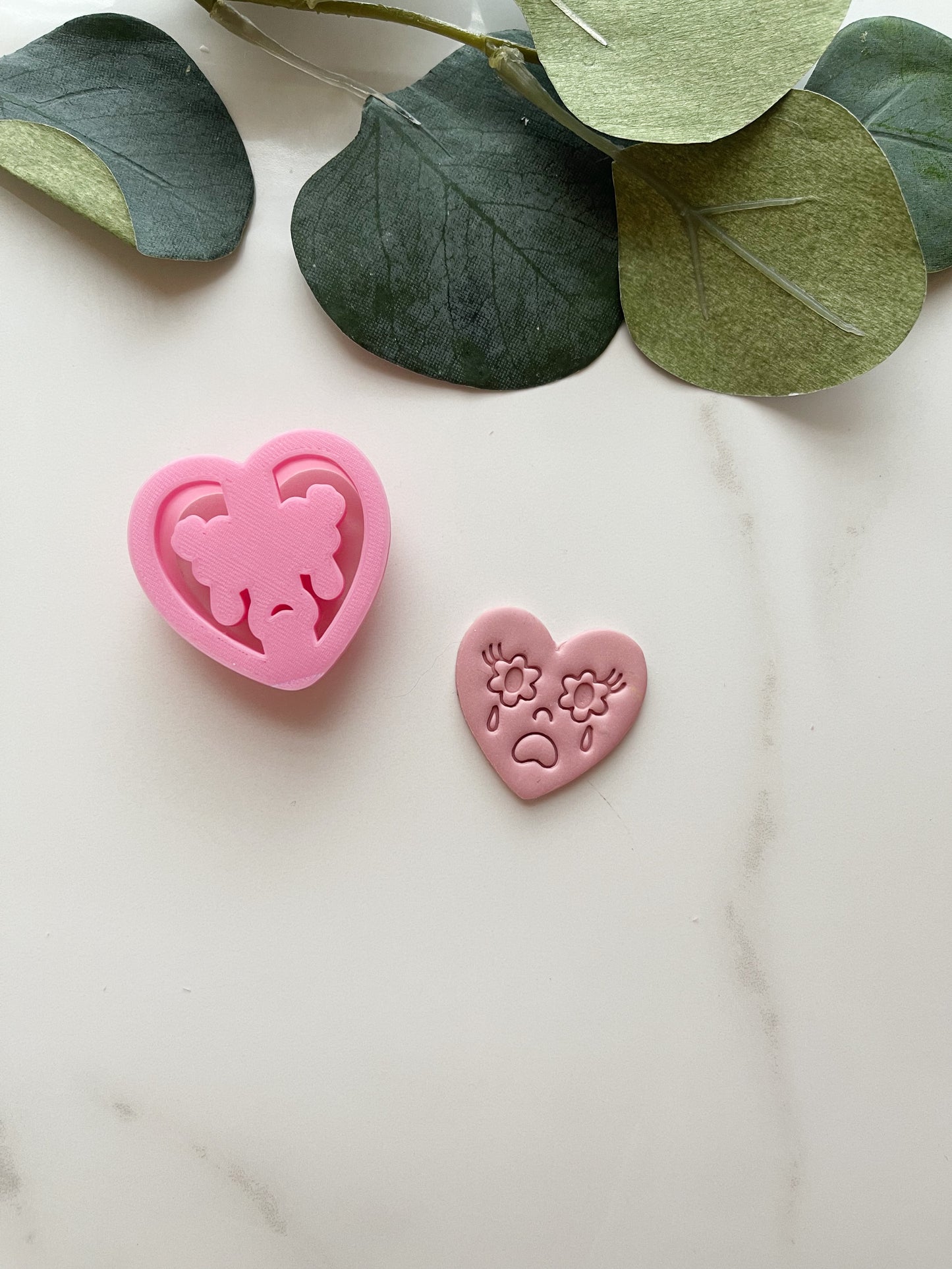 Spring Crying Heart Clay Cutter